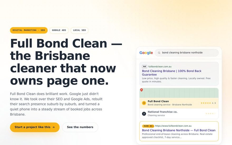 Full Bond Clean case study